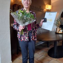 Annie Scholte 30 jaar bij het koor